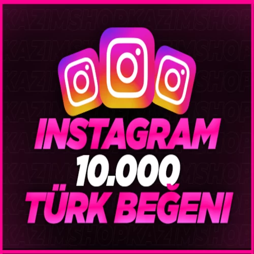  ⭐GARANTİLİ INSTAGRAM 10.000 TÜRK BEĞENİ⭐